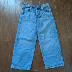 Old Navy Mid-Rise Slouchy Wide-Leg Jeans - Medium Wash